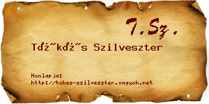 Tőkés Szilveszter névjegykártya